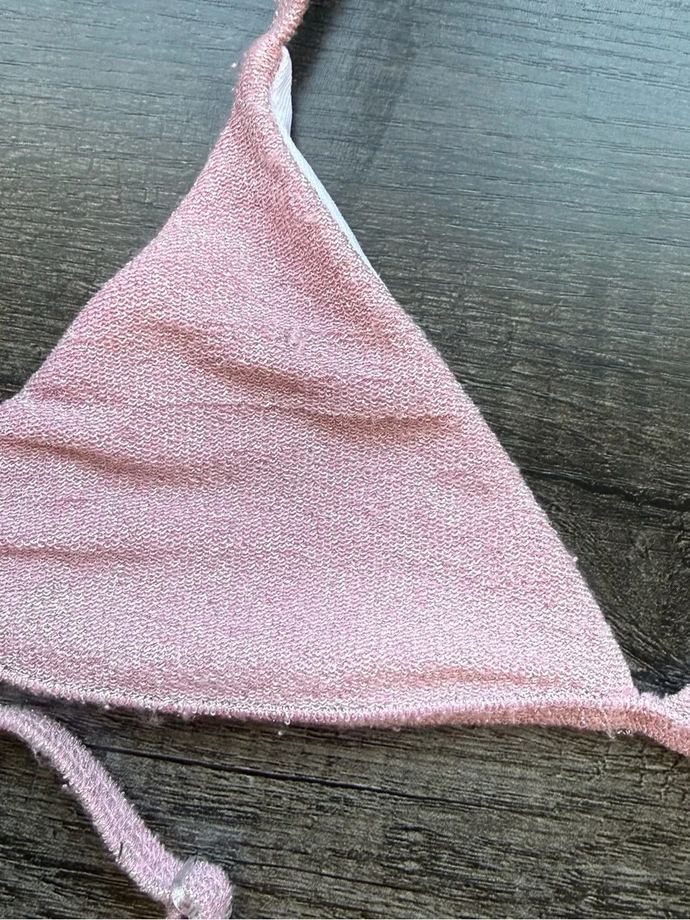 Boutine LA shimmer minimal bottom and stride top sz small pink